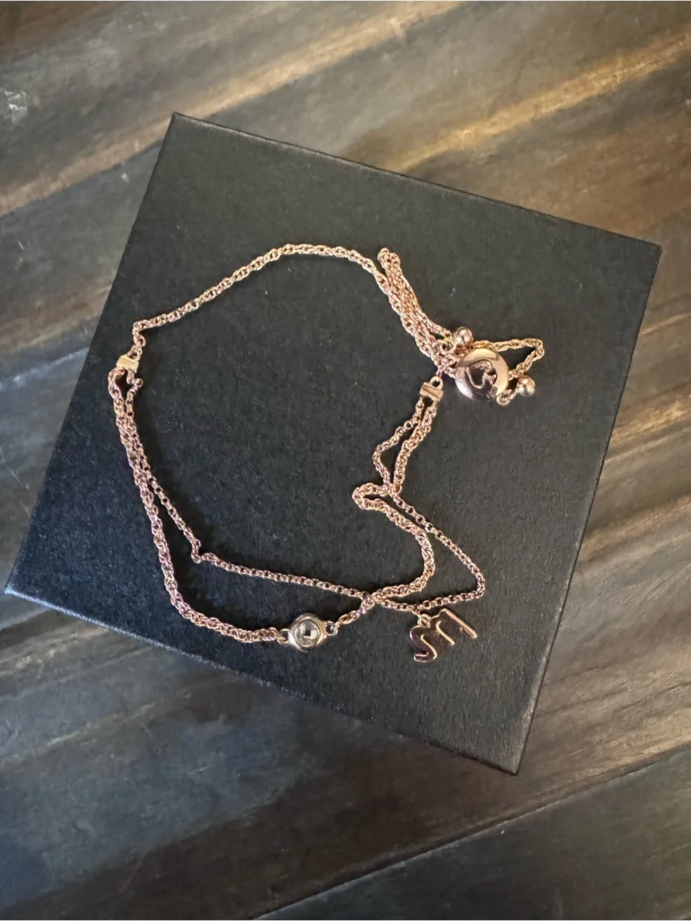 Kate spade Rose Gold Initial adjustable bracelet - Women Jewelry